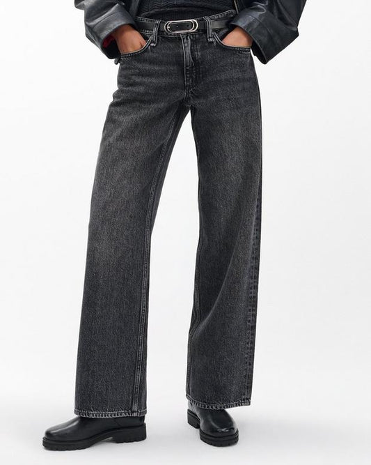 コニー チェルシー ブーツ - BLACK