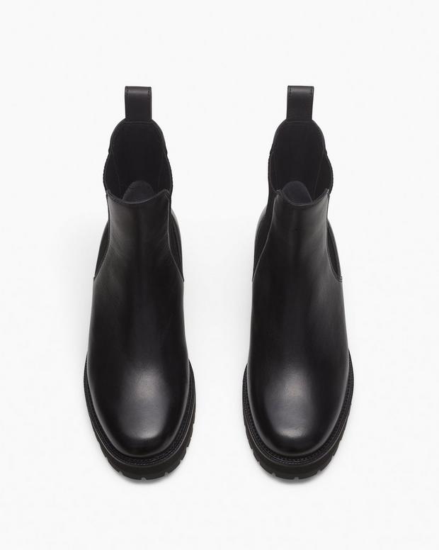 コニー チェルシー ブーツ - BLACK