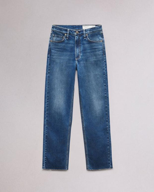 ハーロウ ミッドライズ アンクル ストレート