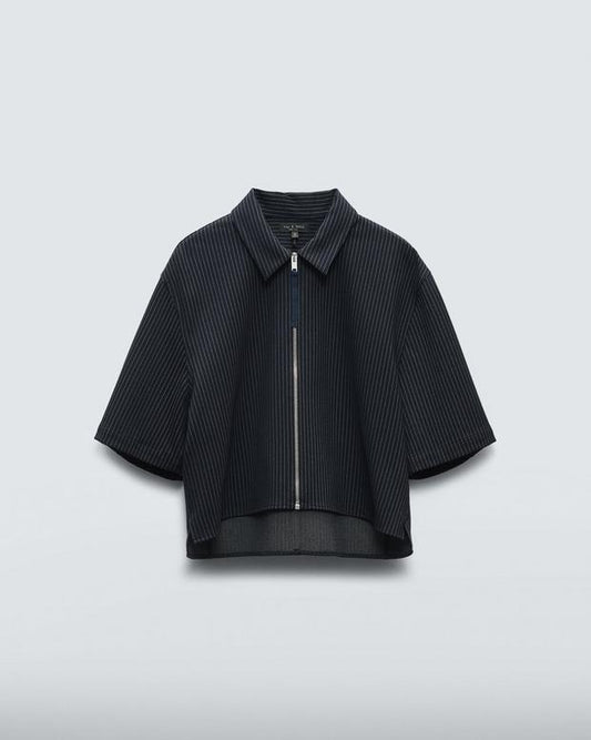 ジュニー ポンチ トップ - NAVY STRIPE