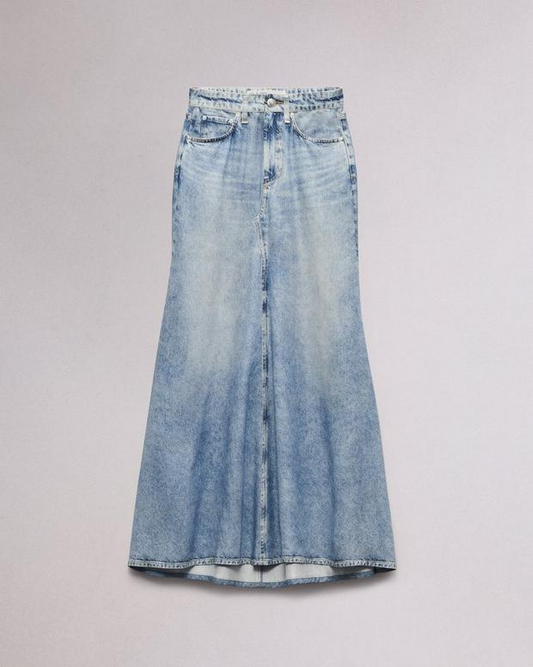 リキッド ミラマー マキシ スカート - MARI