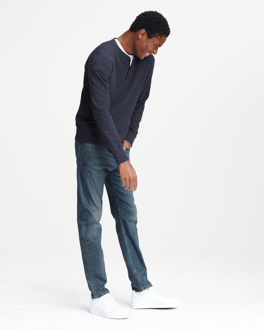 クラシック フレーム ロングスリーブ ヘンリー - DEEP NAVY