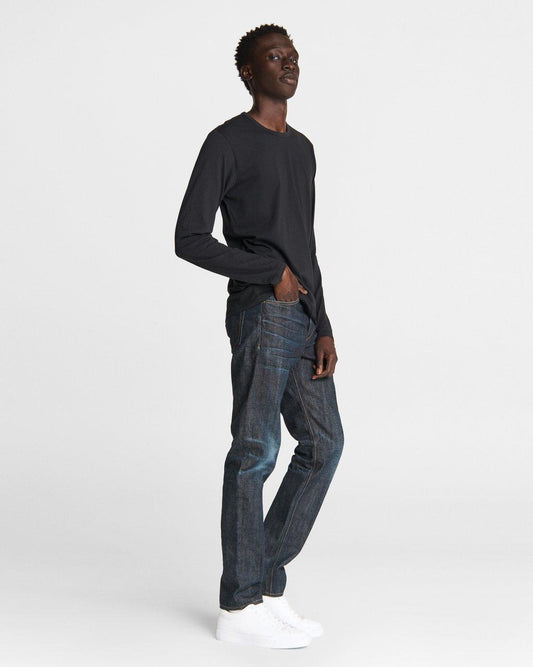 プリンシプル ロングスリーブ ベースT - BLACK