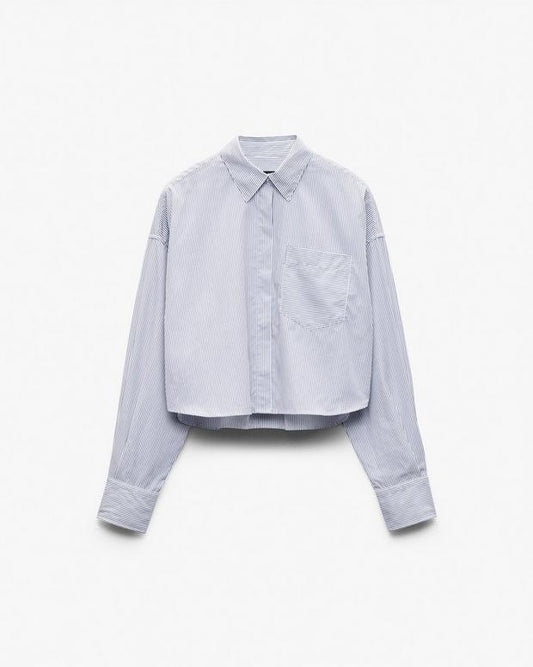 マリン クリップ ストライプ シャツ