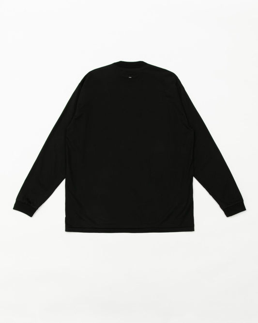ロング スリーブ クルーネックT – BLACK