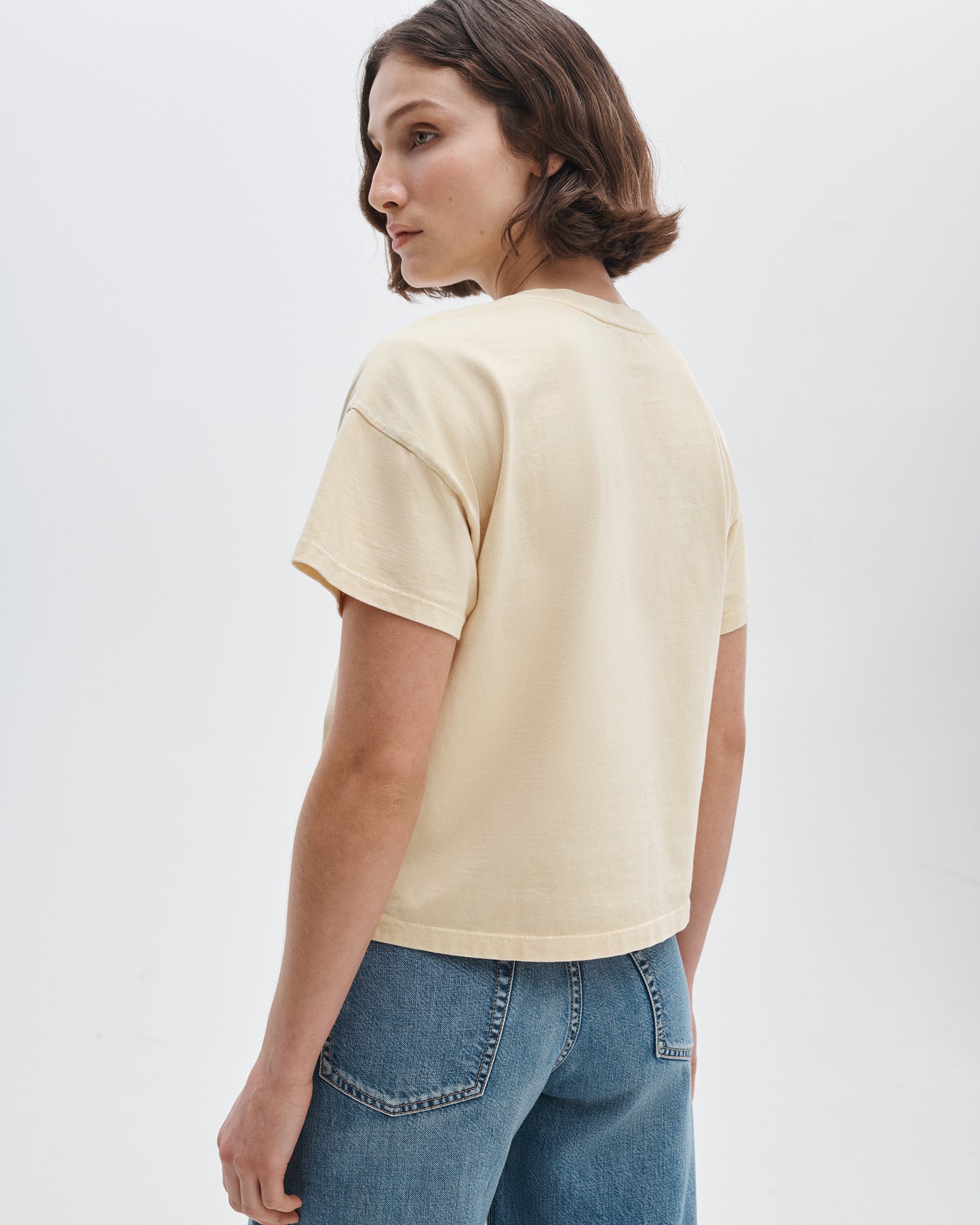 ディストレスド ウォッシュド ケリー ボクシーT