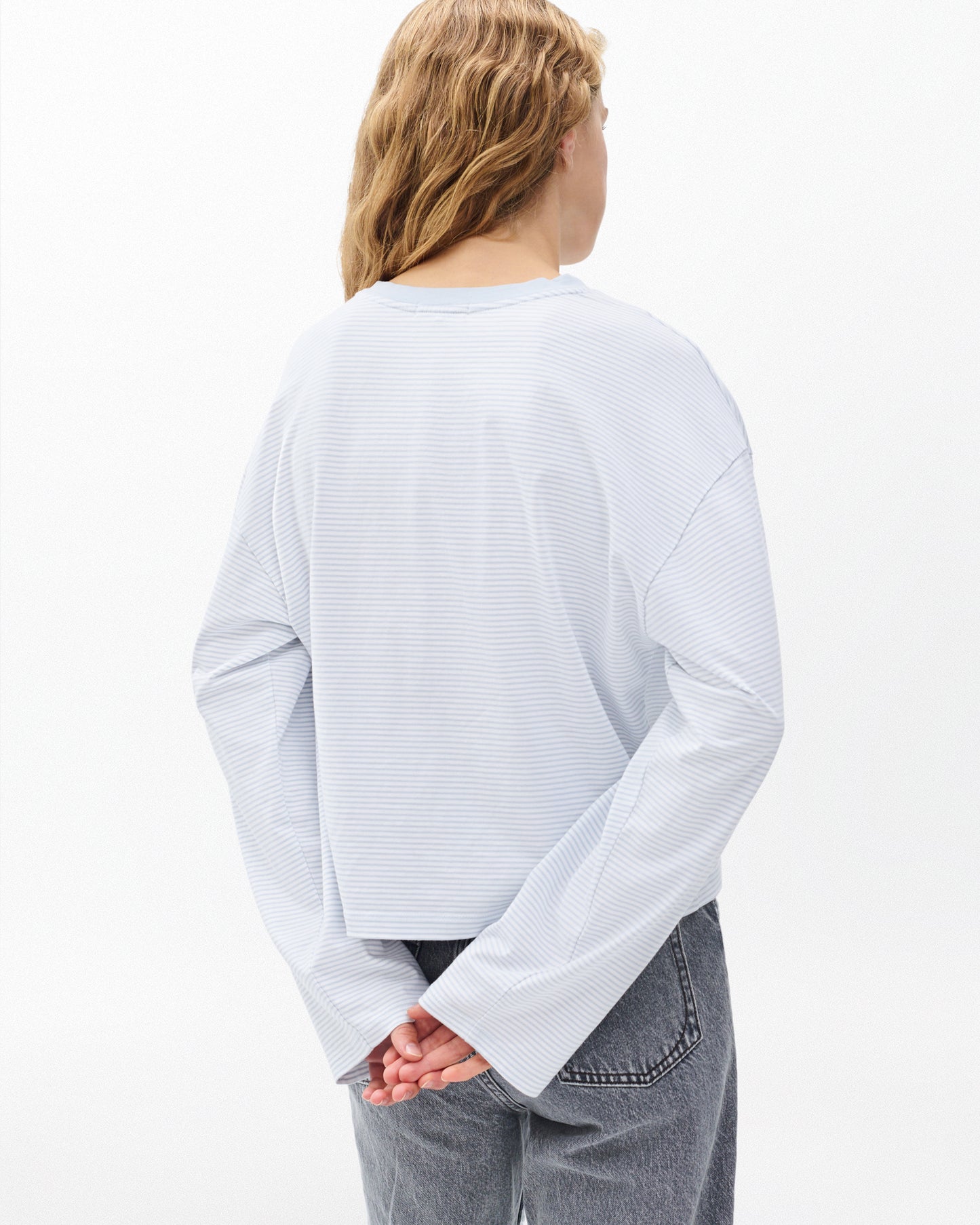 ケリー ストライプ ボクシー ロングスリーブ