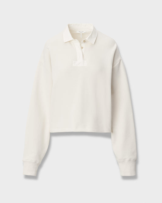 ヴィンテージ テリー オーバーサイズ ポロ スウェットシャツ