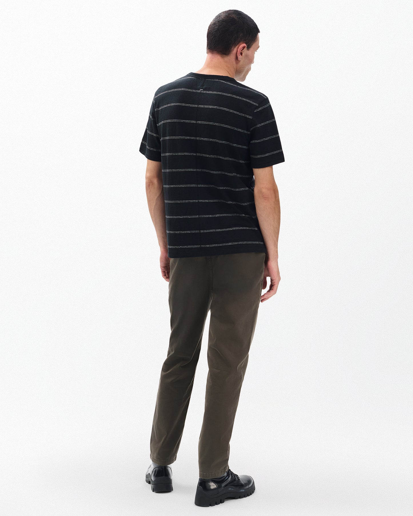 ヘンプ ストライプ クラシックT