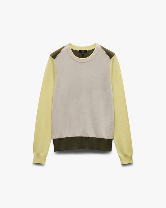 タロン カラーブロック クルー - OATMT