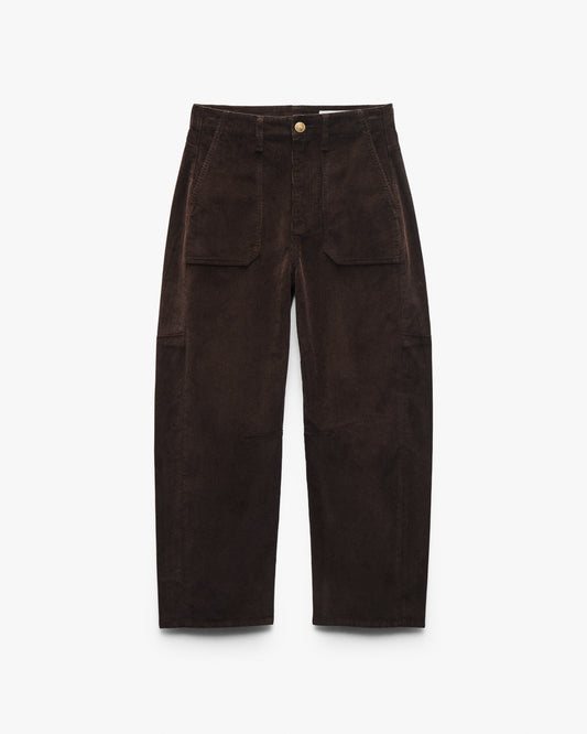 チャーリー ハイライズ アンクル バレル コーデュロイ