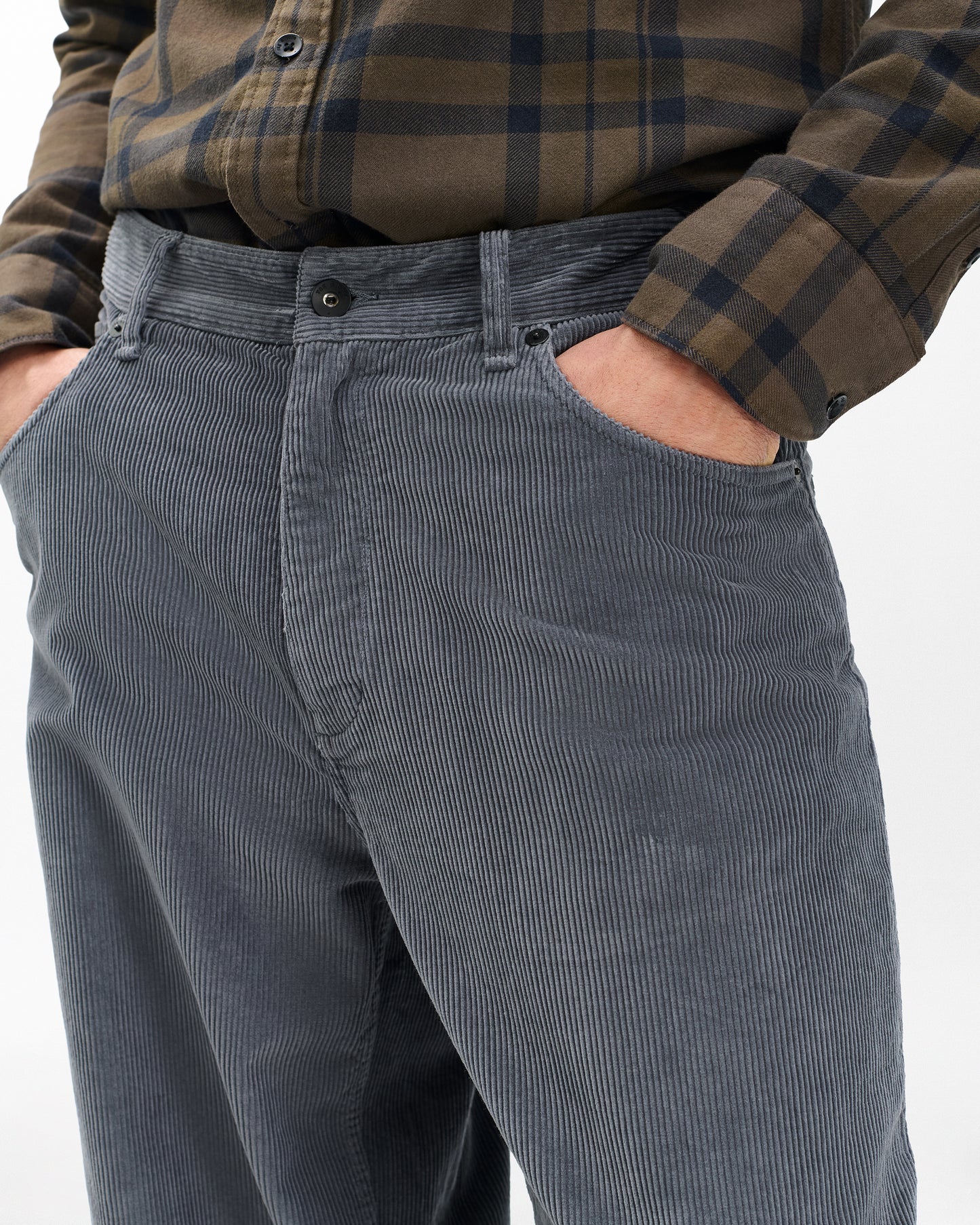 バギー コーデュロイ パンツ - SLATE