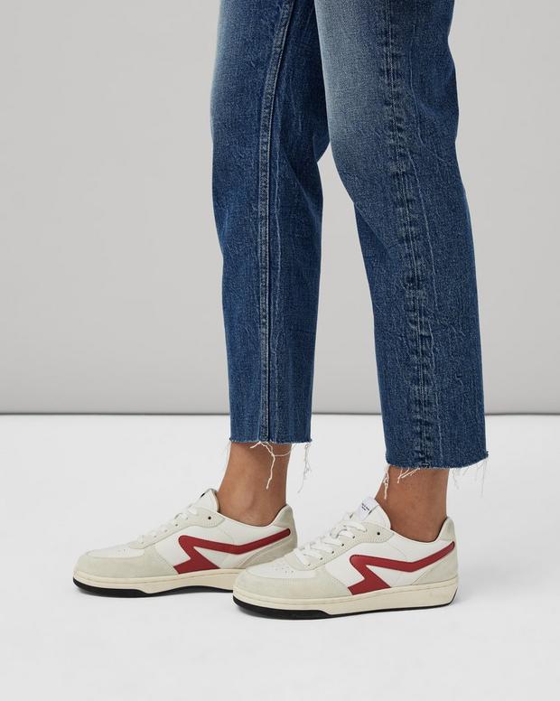 レトロ コート スニーカー - OFFWHT/RED