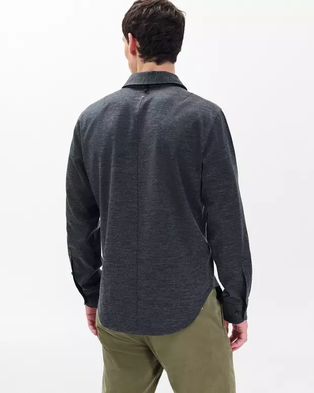 メリノ ジャージー トムリン シャツ - CHARC