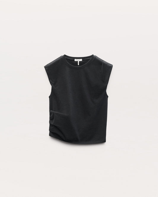 ミカ クロップド タンク - BLACK