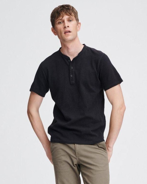 クラシック ショートスリーブ ヘンリー - JETBLK