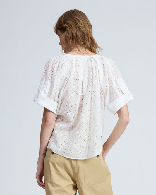 アンジェリカ エンブロイダ― シャツ - WHTEM