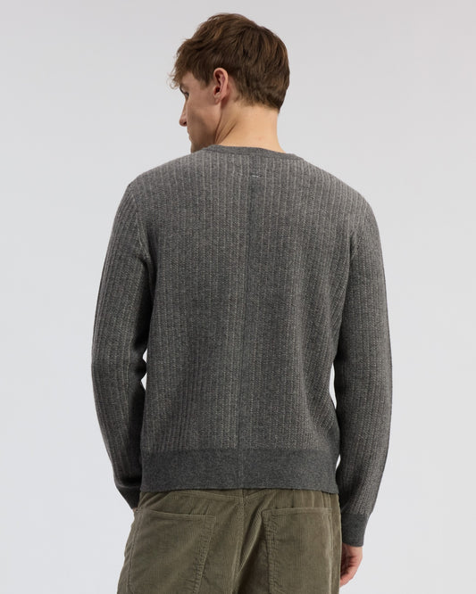 シェブロン ウール ニット クルー - GRYMT