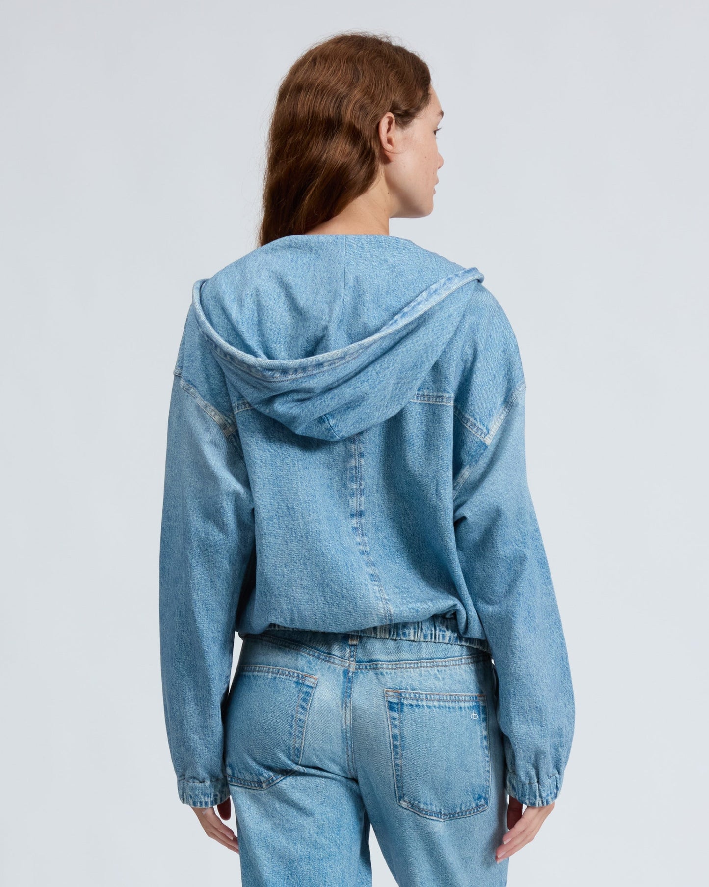 rb ミラマー テリー ジップ フロント フーディー