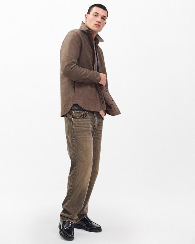 チェルシー　ウール　シャツジャケット