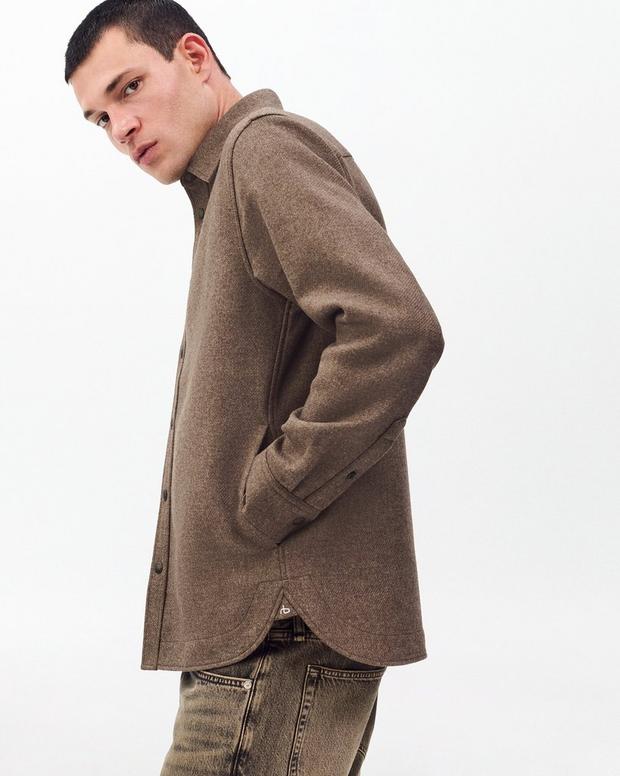 チェルシー　ウール　シャツジャケット