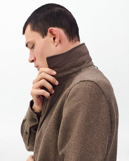 チェルシー　ウール　シャツジャケット