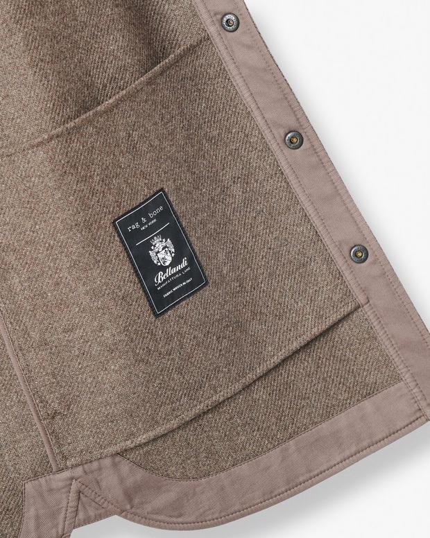 チェルシー　ウール　シャツジャケット