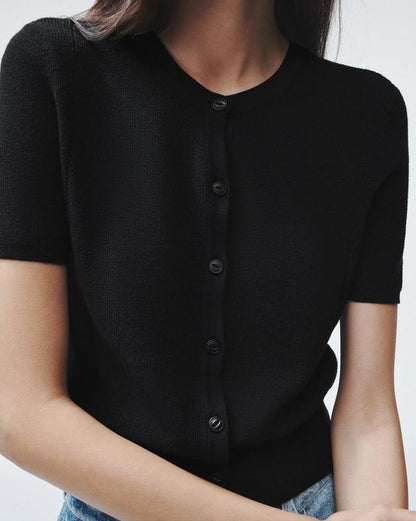 ディナ　ショートスリーブ　カーディガン