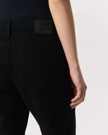 フェザー　ウェイト　ローガン 　ワイド　レッグ - BLACK