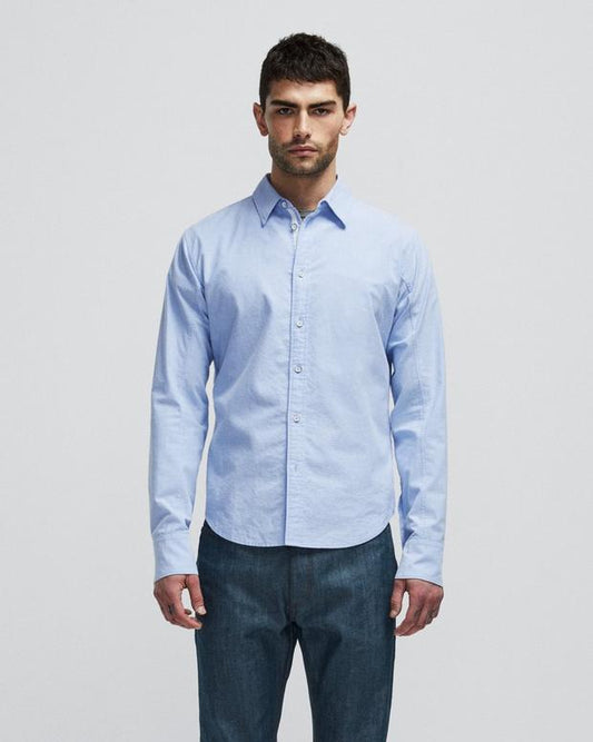 FIT2  エンジニアド　オックスフォード　シャツ - BLUE OXFORD
