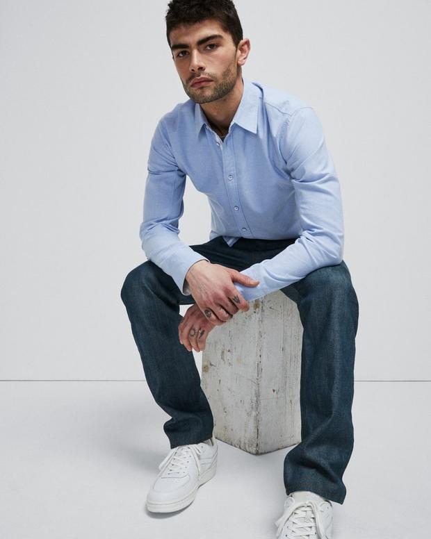FIT2  エンジニアド　オックスフォード　シャツ - BLUE OXFORD