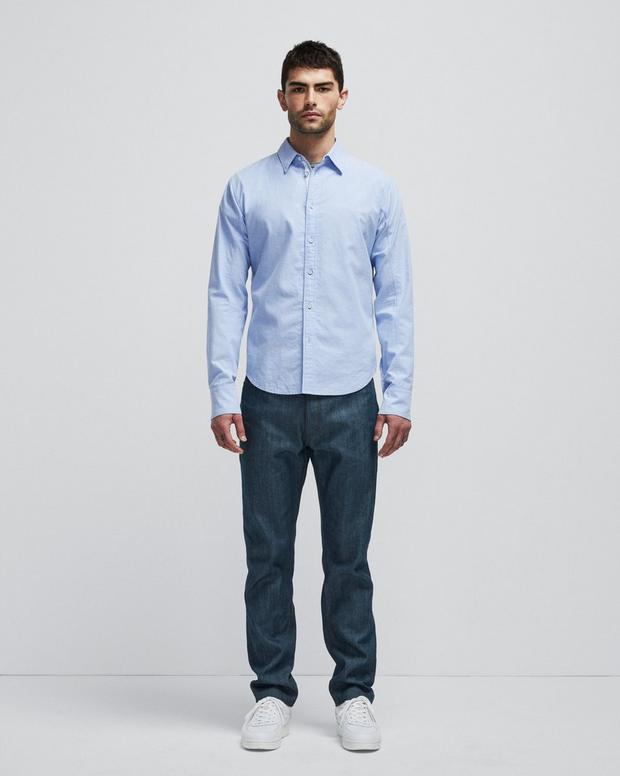 FIT2  エンジニアド　オックスフォード　シャツ - BLUE OXFORD