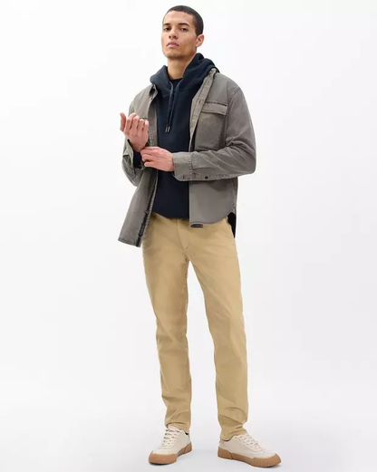 FIT 2　ストレッチ　ツイル　チノ-KHAKI