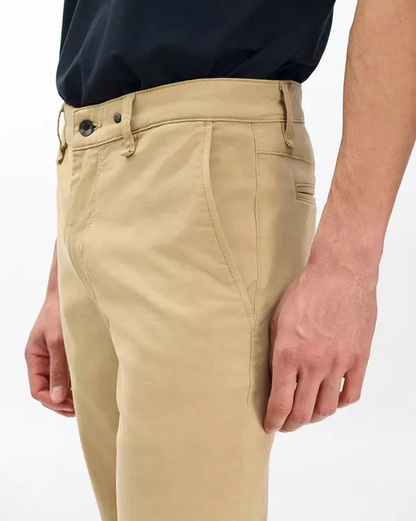 FIT 2　ストレッチ　ツイル　チノ-KHAKI