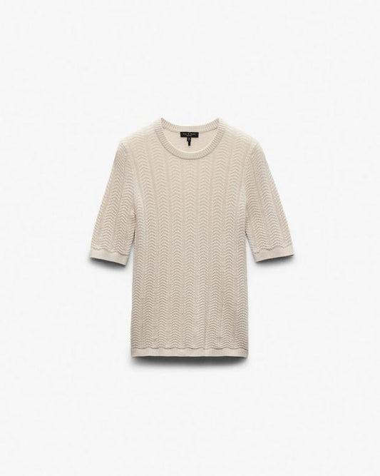 フランチェスカ　メリノ　ショートスリーブ　セーター