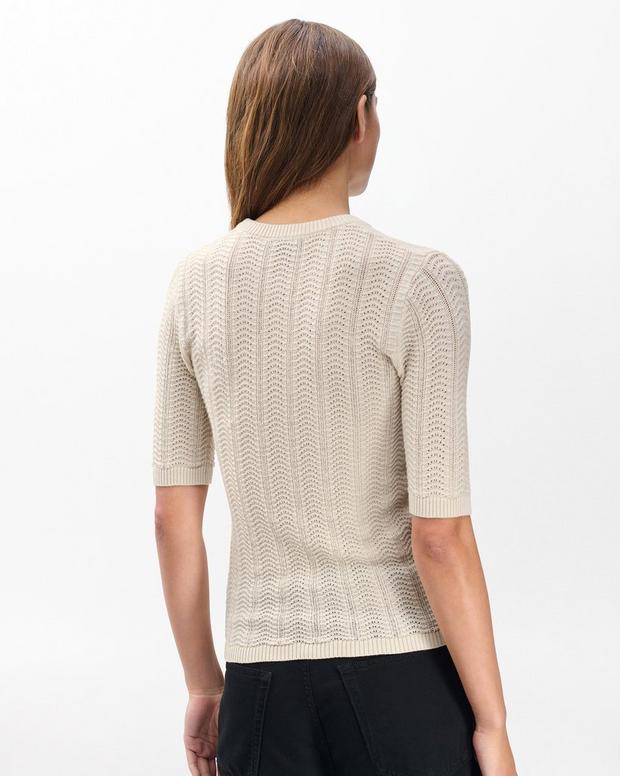 フランチェスカ　メリノ　ショートスリーブ　セーター