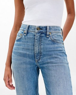 ハーロウ　ミッドライズ　アンクル　ストレート