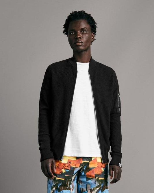 ヘンプ　ブレンド　マンストン　ボマー - BLACK