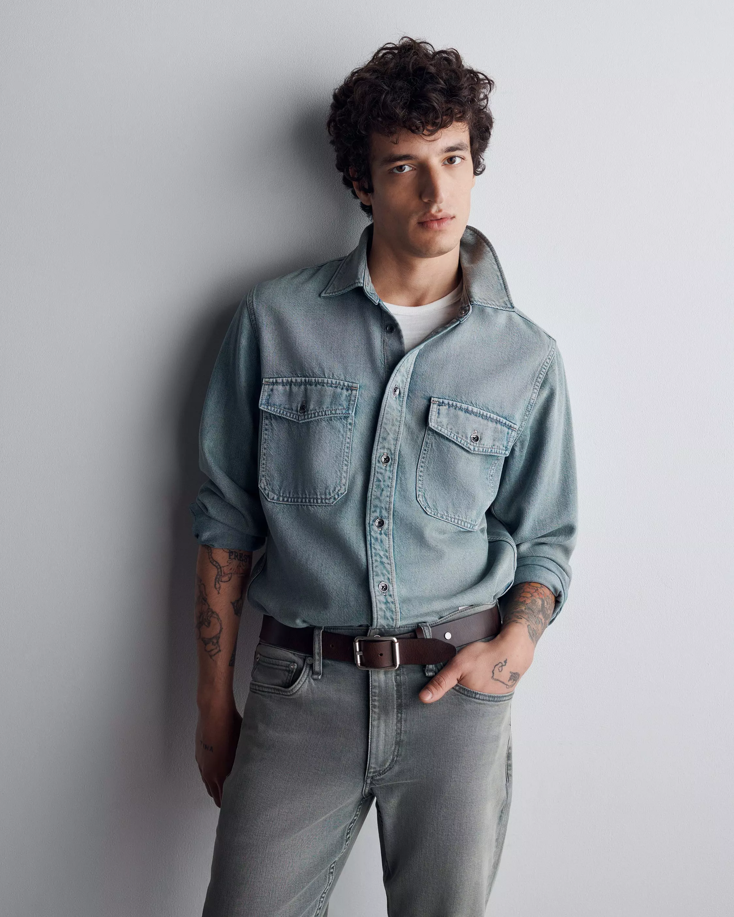 インフューズ　デニム　CPO　シャツ