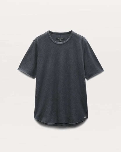 デビン　ヘンプ　ショートスリーブT - DARK GREY