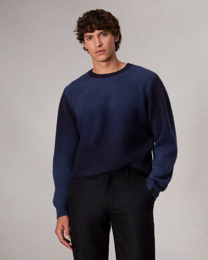 ダウニング　カシミア　ブレンド　クルー