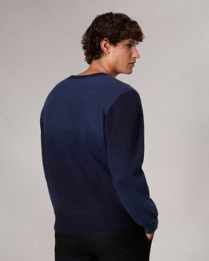 ダウニング　カシミア　ブレンド　クルー