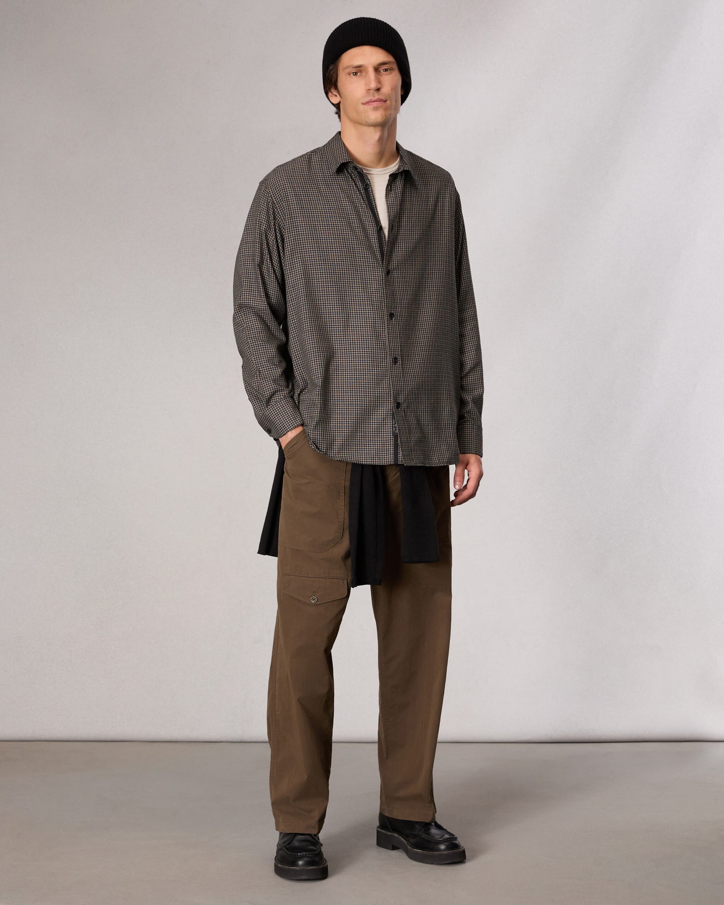 マシュー　フランネル　シャツ