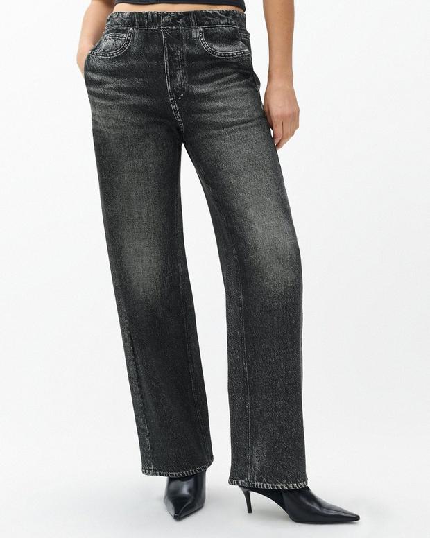 ミラマー　フリース　プルオン　ワイドレッグ