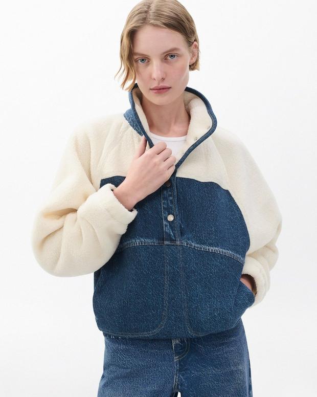 ミラマー　フリース　シェルパ　ポップオーバー