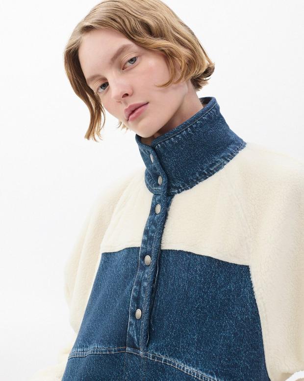 ミラマー　フリース　シェルパ　ポップオーバー