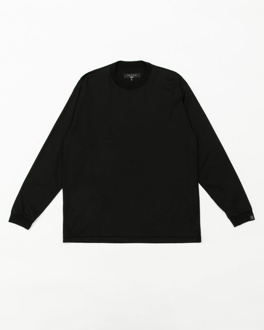 ロング　スリーブ　クルーネックT – BLACK