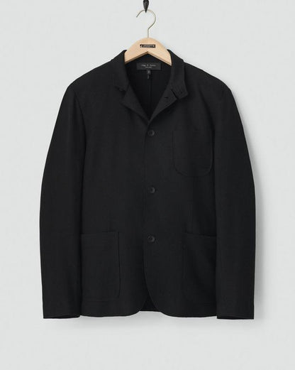 ジャパニーズ　ウール　プロスペクト　カーディガン - BLACK