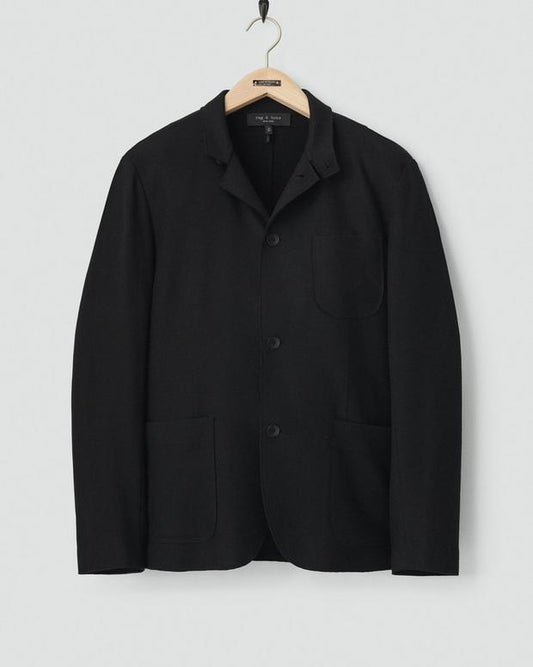 ジャパニーズ　ウール　プロスペクト　カーディガン - BLACK