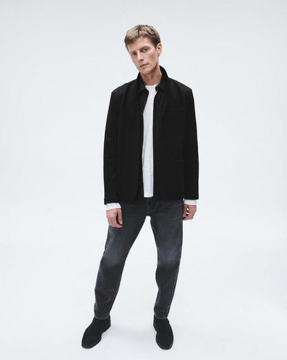 ジャパニーズ　ウール　プロスペクト　カーディガン - BLACK